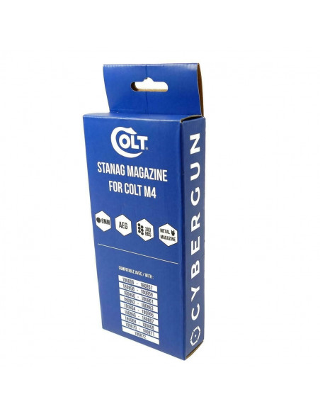 Chargeur M4 AEG 300 Billes Hi Cap STANAG Colt - 185171 Cybergun