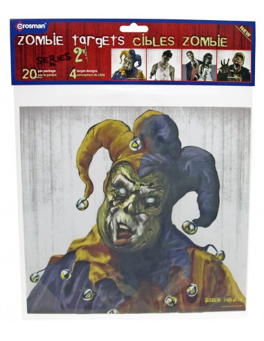 Cibles ZOMBIE Lot de 20  Crosman 23 x 24.8 cm CPVT5