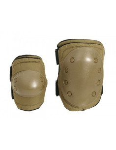 Pack Genouillères, Coudières Tactique TAN Réglable Airsoft Militaire 2