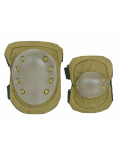 Pack Genouillères, Coudières Tactique TAN Réglable Airsoft Militaire 2