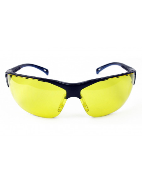 Lunette de protection Strike Systems Jaune ASG 17005 EN166 ANSI Z87.1