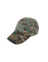 Casquette Digital Woodland Avec emplacement pour patch Militaire Type baseball Cap