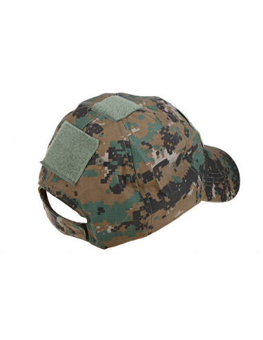 Casquette Digital Woodland Avec emplacement pour patch Militaire Type baseball Cap