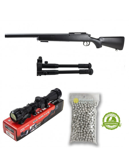 Pack sniper M52 tactique à ressort et accessoires