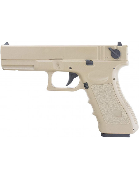 Pack airsoft Cm.030 G18c Cyma Tan