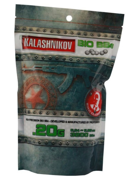 3200 Billes Kalashnikov 0.20 gr Bio