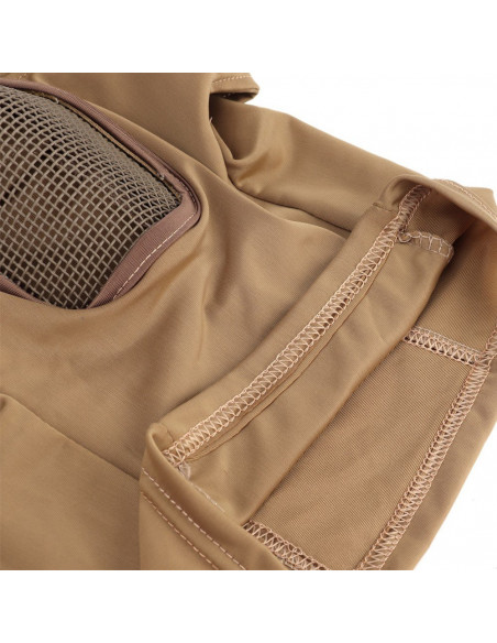 Cagoule "Cobra" Coyote avec Grille Stalker (Swiss Arms)