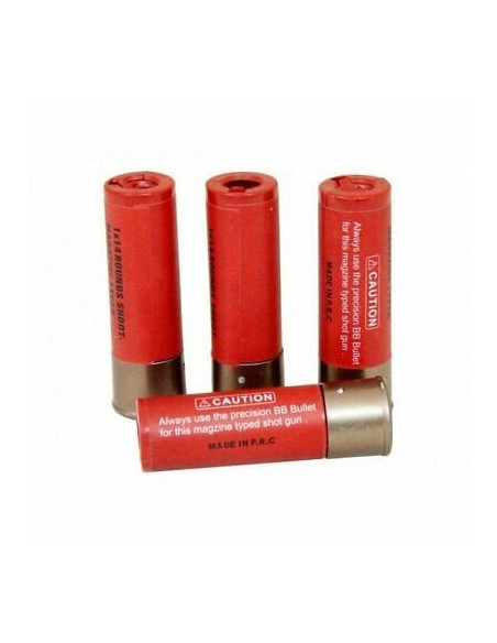 Pack 4 cartouches fusil à pompe franchi ASG