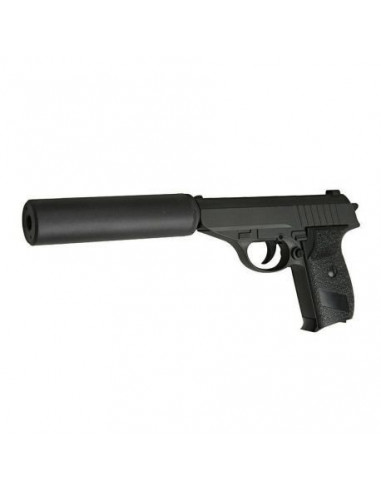 Pack airsoft Cadeau G3A w/ Silencieux + Lunette + Billes + Cible Filet (Galaxy)