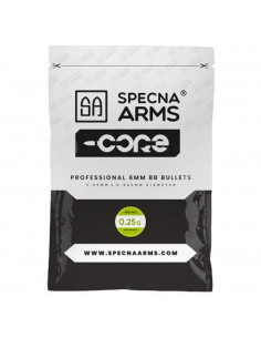 Sachet 0,25g Bio de 1000 billes airsoft (Specna Arms)