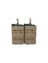 Poche Chargeur G36 / AK / M14 Double Molle Désert (Delta Tactics)