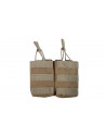 Poche Chargeur G36 / AK / M14 Double Molle Désert (Delta Tactics)