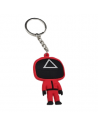 Porte-clé battle royale silicone - symbole Triangle