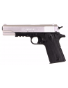 Pack Colt 1911 Metal Slide Dual Tone Silver/Black (Cybergun)