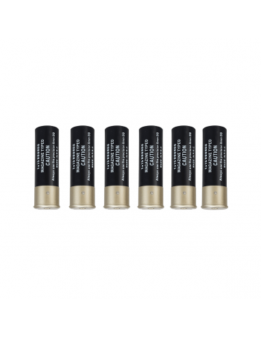 Cartouche Pompe 15 billes (Pack de 6) Noir (S&T)