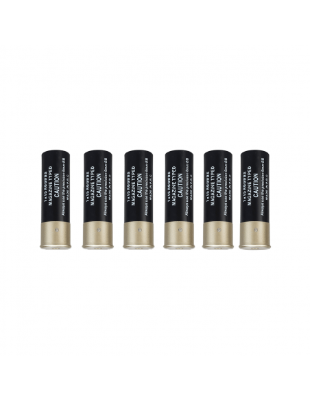 Cartouche Pompe 15 billes (Pack de 6) Noir (S&T)