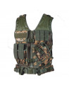 Gilet tactique Digital Camo avec ceinture Pielcu
