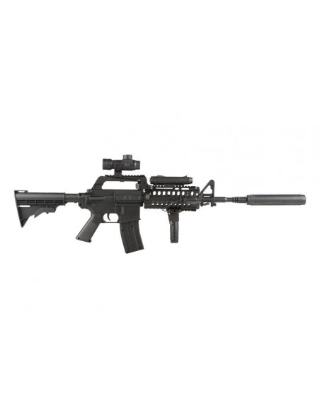 Pack airsoft MR 799 style M4-S System commando à ressort (Well)