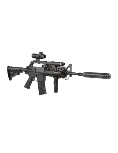 Pack airsoft MR 799 style M4-S System commando à ressort (Well)