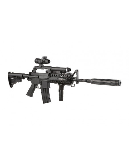Pack airsoft MR 799 style M4-S System commando à ressort (Well)