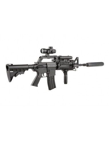 Pack airsoft MR 799 style M4-S System commando à ressort (Well)