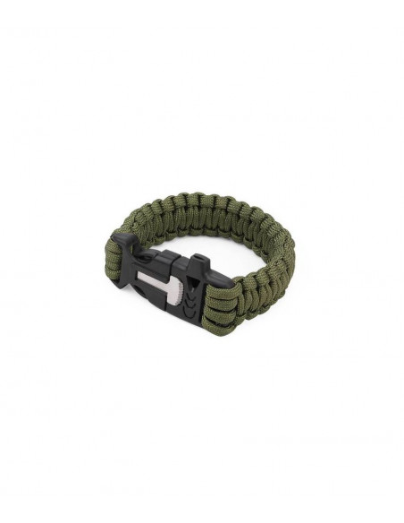 Bracelet Survie Paracorde OD (Tactical OPS)