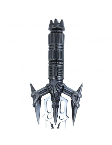 Épée décoration murale en métal argenté - 43 cm