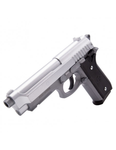 Réplique airsoft Taurus PT92 HPA series spring Cybergun - Métal Noir / argent