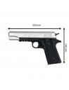 Colt 1911 Métal Slide Dual Tone Silver/Black (Cybergun)