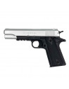 Colt 1911 Métal Slide Dual Tone Silver/Black (Cybergun)