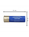 Cartouche Pompe 15 billes (Pack de 6) Bleu (S&T)
