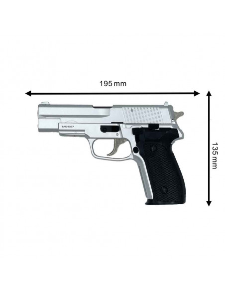 Réplique airsoft HFC HA-113 Silver Style P226