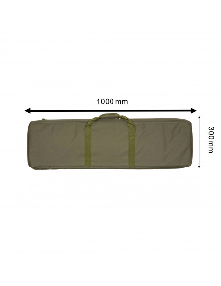 Housse Transport 100cm vert OD avec passants MOLLE