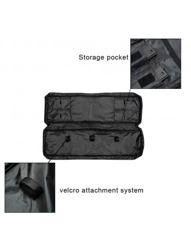 Housse Transport 100cm vert OD avec passants MOLLE