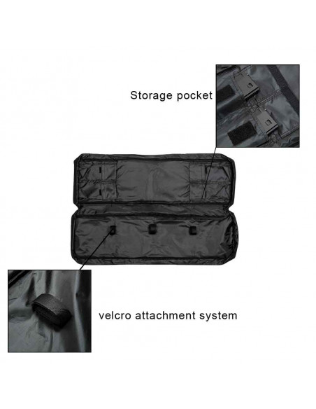 Housse Transport 100cm vert OD avec passants MOLLE