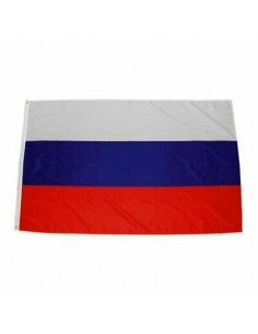 Drapeau Russe en Tissu - Dimension : 90 x 150 cm