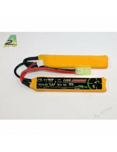 Batterie lipo double baton-7,4 v-1100 mah