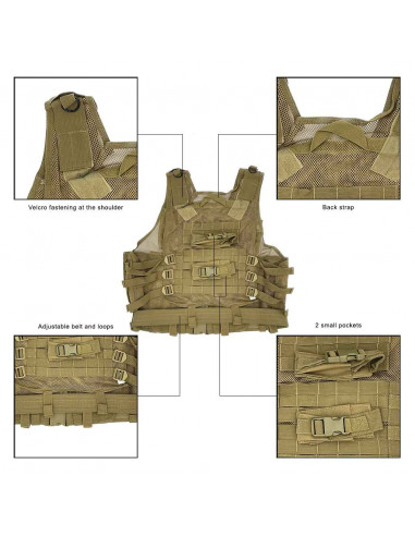 Veste Holster Mesh Recon Désert (S&T)