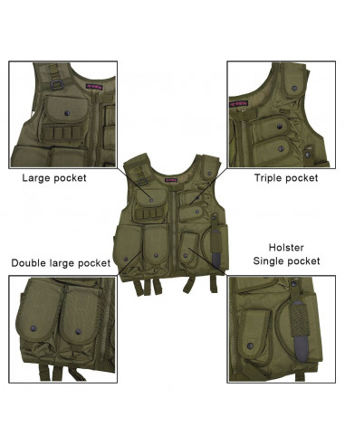 Veste Assaut SWAT OD (Dmoniac)