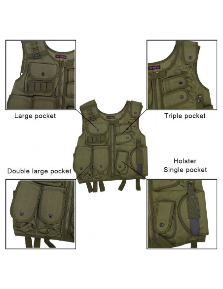 Veste Assaut SWAT OD (Dmoniac)