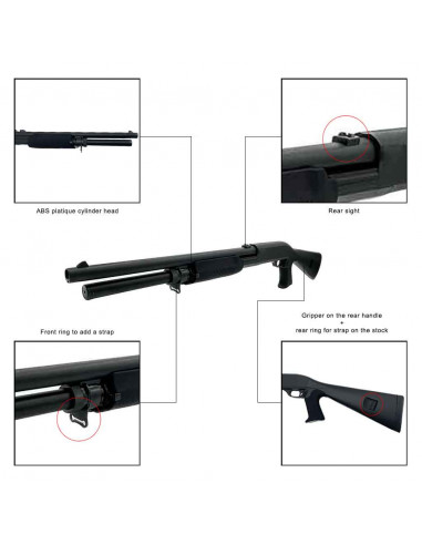 Réplique airsoft M56AL Metal Long Barrel Version