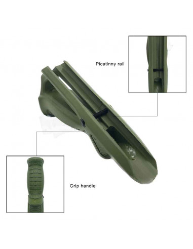 Poignée tactique type PTK OD (Cyma)