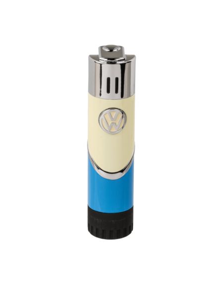 Briquet Clipper Rechargeable en Métal "Volkswagen VW T1 Samba" / Hauteur : 8 cm