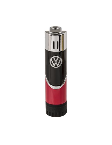 Briquet Clipper Rechargeable en Métal "Volkswagen VW T1 Samba" / Hauteur : 8 cm