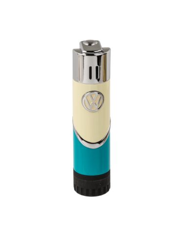 Briquet Clipper Rechargeable en Métal "Volkswagen VW T1 Samba" / Hauteur : 8 cm