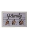 Cadre Photo "Family" avec 3 Porte-Clip / Dimensions : 41,5 x 25,5 cm