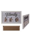Cadre Photo "Family" avec 3 Porte-Clip / Dimensions : 41,5 x 25,5 cm