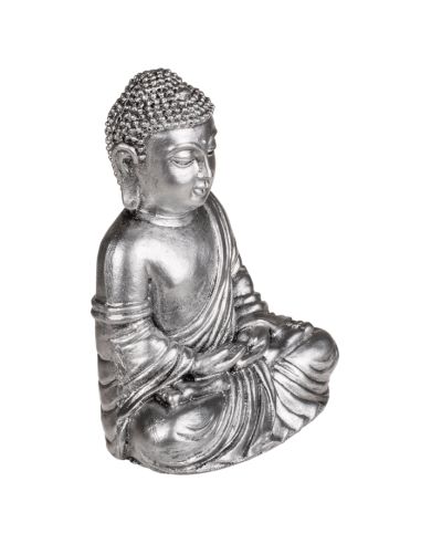 Statue de Bouddha Zen / Matière : Polyrésine / Dimensions : 15 x 10 cm