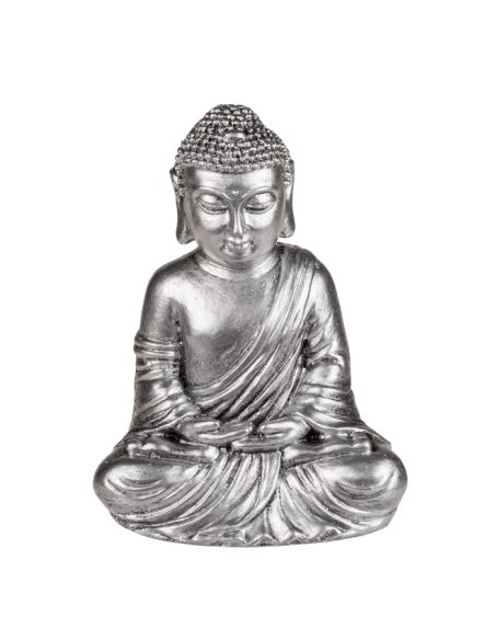 Statue de Bouddha Zen / Matière : Polyrésine / Dimensions : 15 x 10 cm