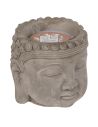 Bougie Tête de Bouddha / Dimensions : 13,5 x 13 cm / Matière: Ciment et Cire